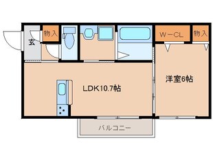 奈良駅 徒歩13分 1階の物件間取画像